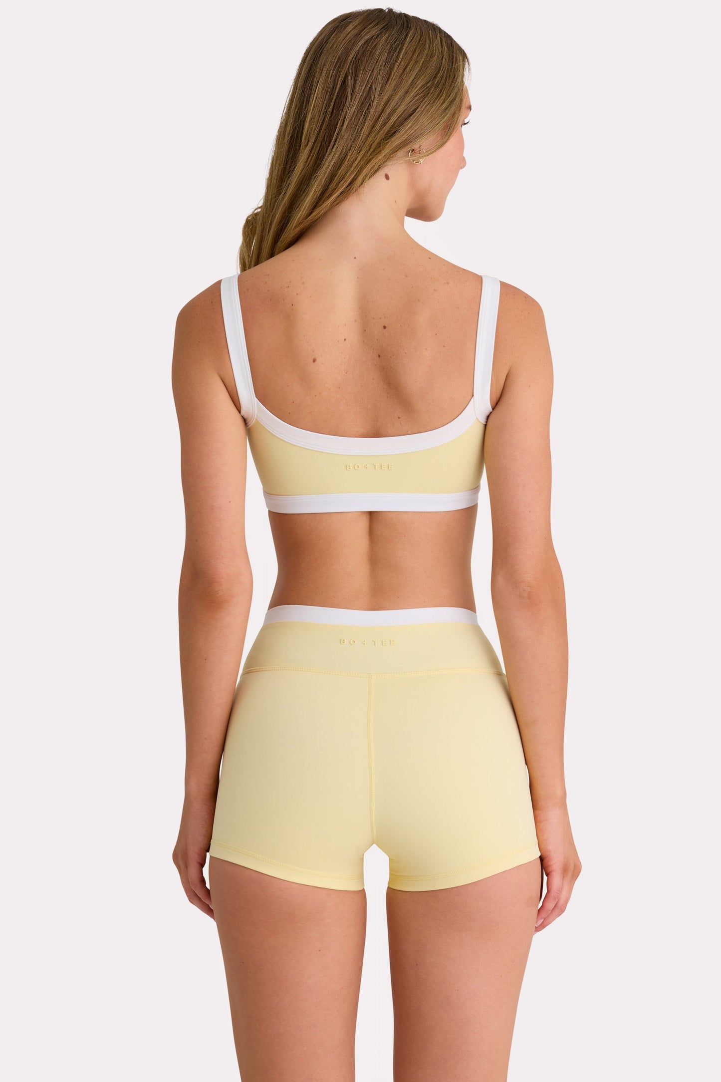 Soft Active Shorts  in Lemon