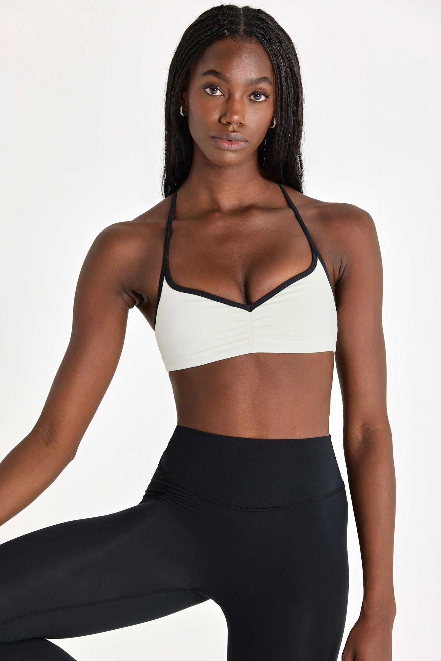Soft Active Sports Bra in Ivory