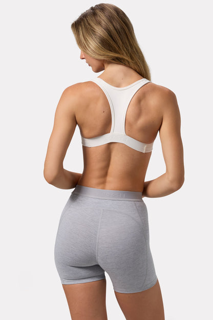 Soft Active Sports Bra in White