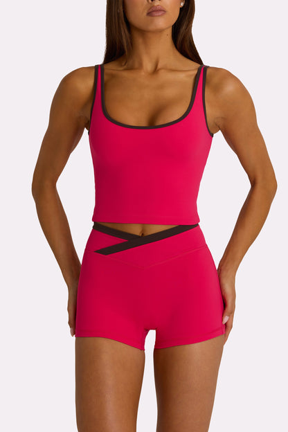 Soft Active Tank Top in Hot Pink