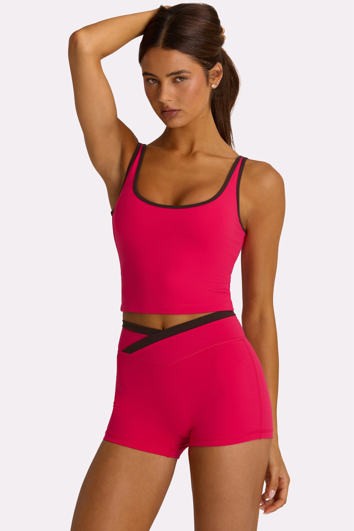 Soft Active Tank Top in Hot Pink