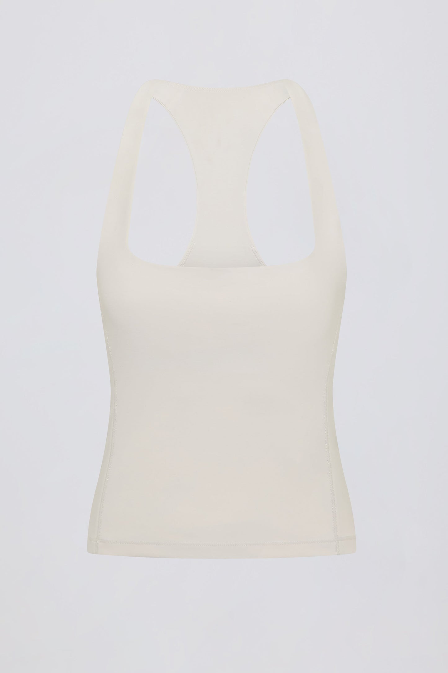 Soft Active Racerback Tank Top in Oat