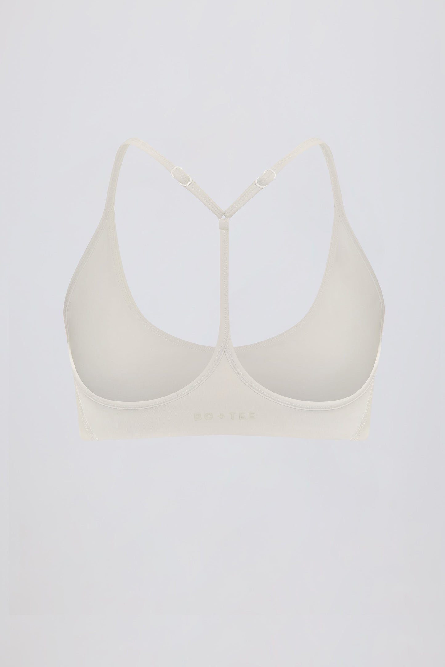 Soft Active Racerback Sports Bra in Oat