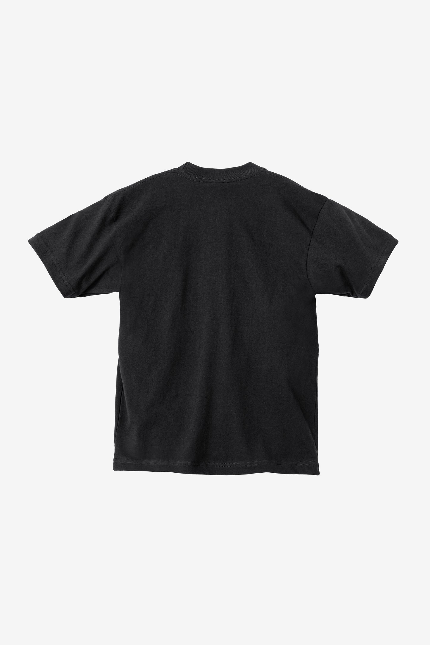 2017MN - 6.0oz Mock Crew Neck Heavy Combed Cotton T-Shirt