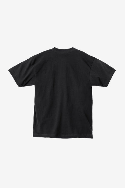2017MN - 6.0oz Mock Crew Neck Heavy Combed Cotton T-Shirt