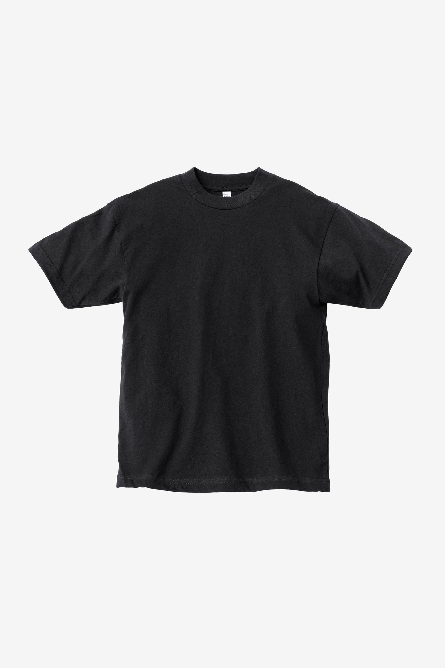 2017MN - 6.0oz Mock Crew Neck Heavy Combed Cotton T-Shirt