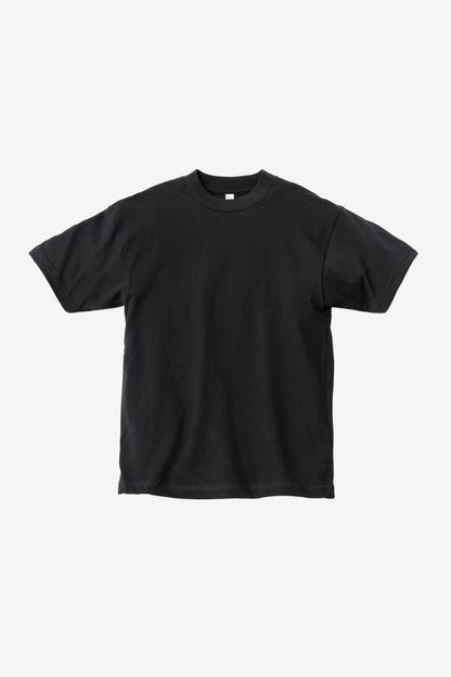 2017MN - 6.0oz Mock Crew Neck Heavy Combed Cotton T-Shirt