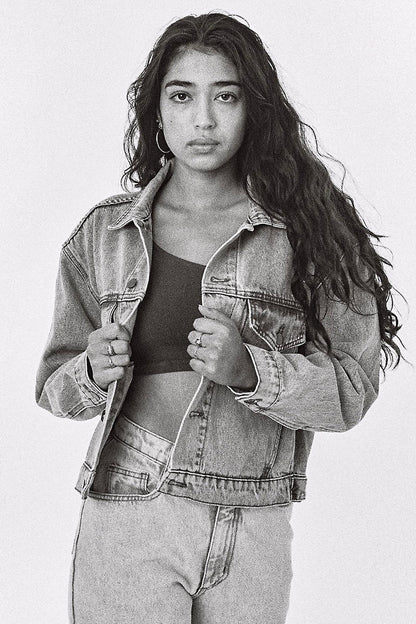 RDNW03 - Denim Cropped Jacket