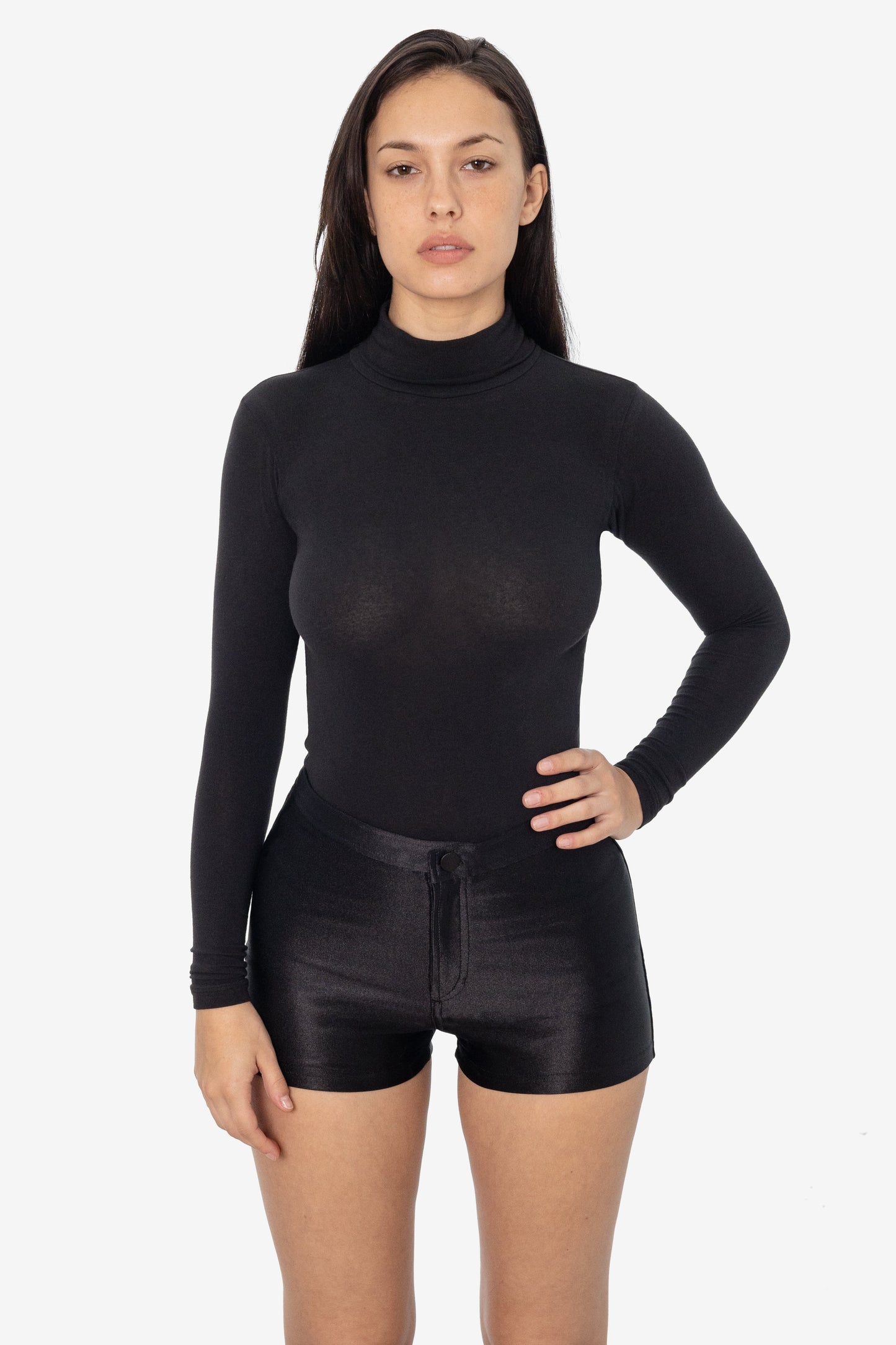 CC306 - Cheesecloth Long Sleeve Turtleneck