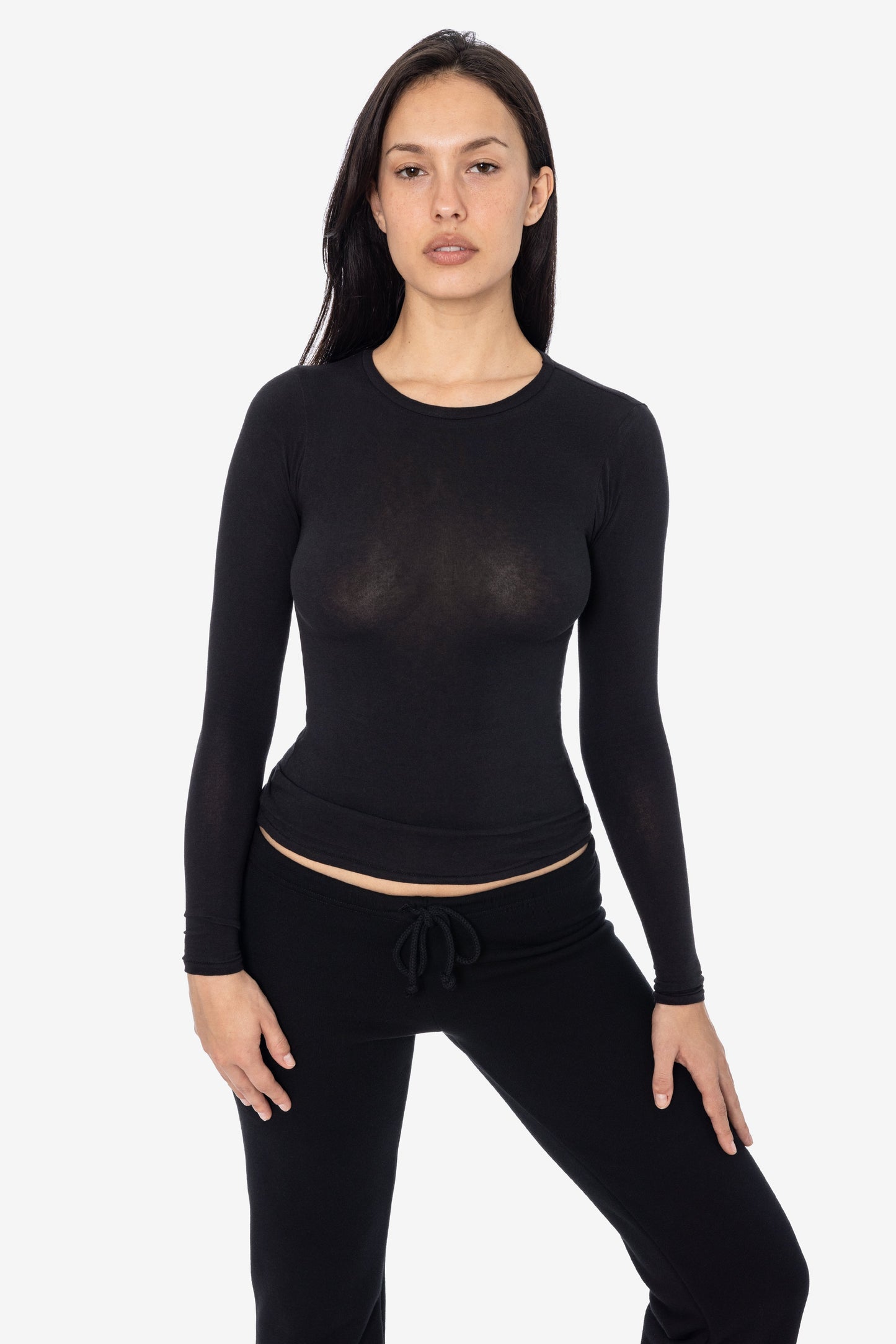CC307 - Long Sleeve Cheesecloth Fitted T-Shirt