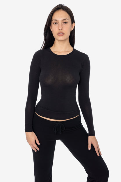 CC307 - Long Sleeve Cheesecloth Fitted T-Shirt