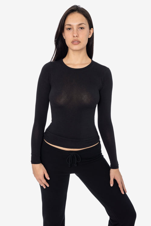 CC307 - Long Sleeve Cheesecloth Fitted T-Shirt