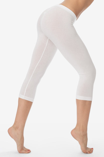 CC3216 - Cheesecloth Cropped Legging