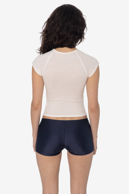 CC377 - Cheesecloth Cap Sleeve Raglan Tee
