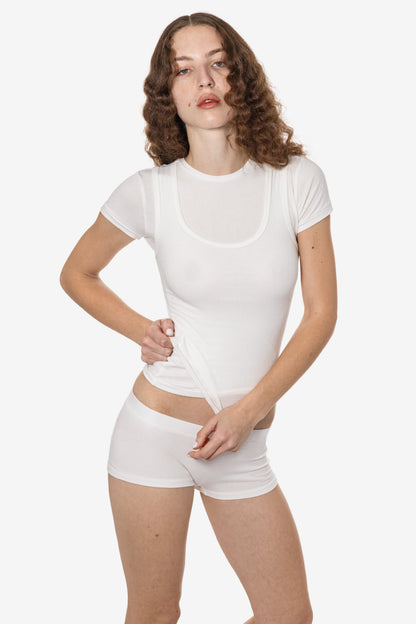 CC380 - Cheesecloth Scoopneck tank