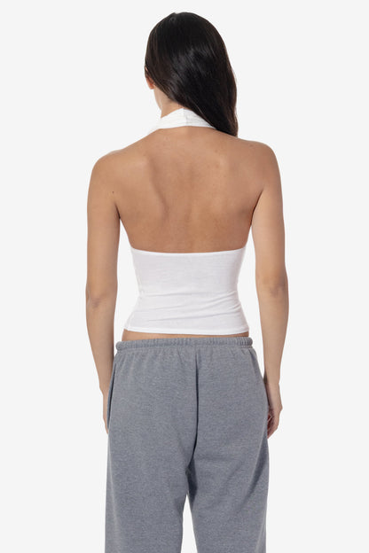 CC3853 - Cheesecloth Ruched Halter Top