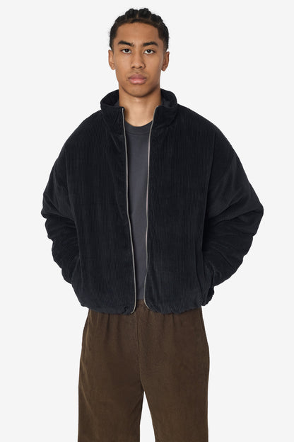 CD410PD - Corduroy Puffy Zip Up Jacket