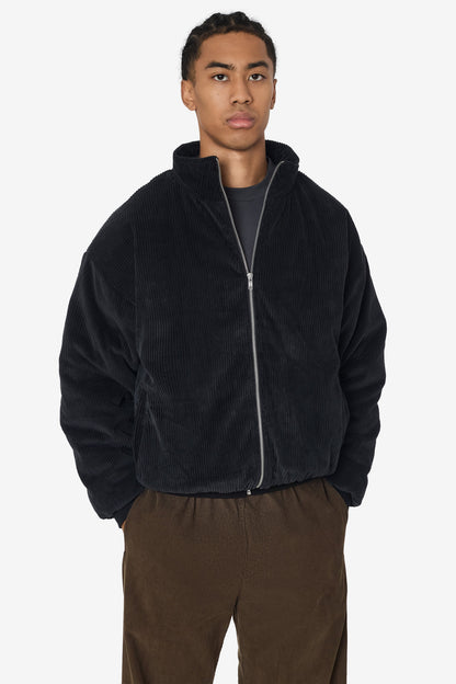 CD410PD - Corduroy Puffy Zip Up Jacket