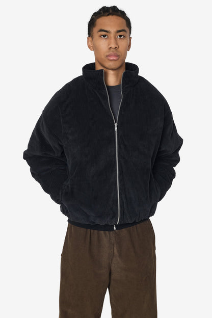 CD410PD - Corduroy Puffy Zip Up Jacket