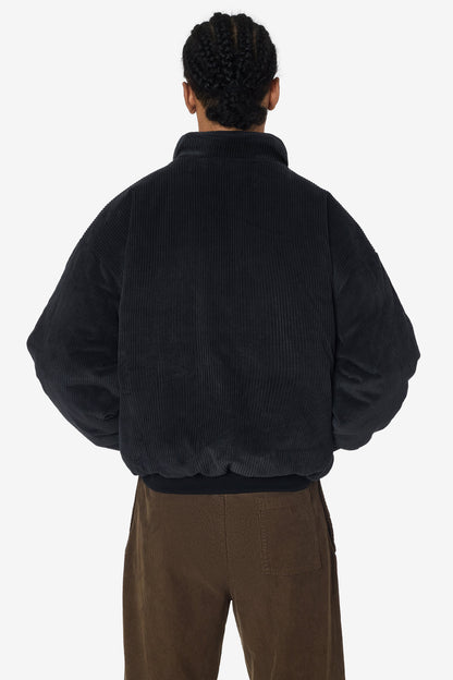 CD410PD - Corduroy Puffy Zip Up Jacket