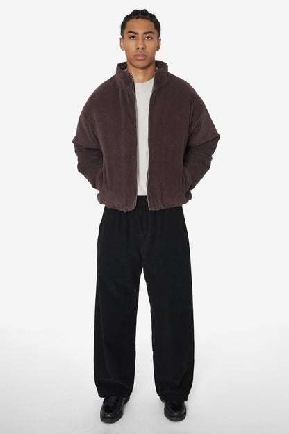 CD410PD - Corduroy Puffy Zip Up Jacket