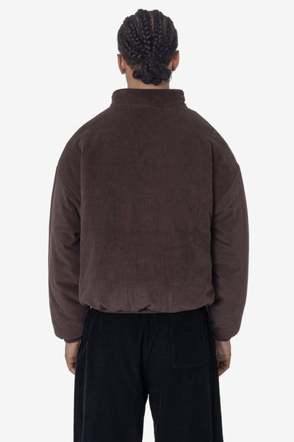 CD410PD - Corduroy Puffy Zip Up Jacket