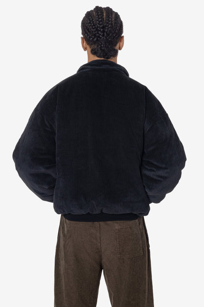 CD410PD - Corduroy Puffy Zip Up Jacket