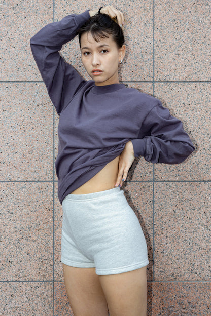CF330 - Cotton Fleece High Waist Fitted Short