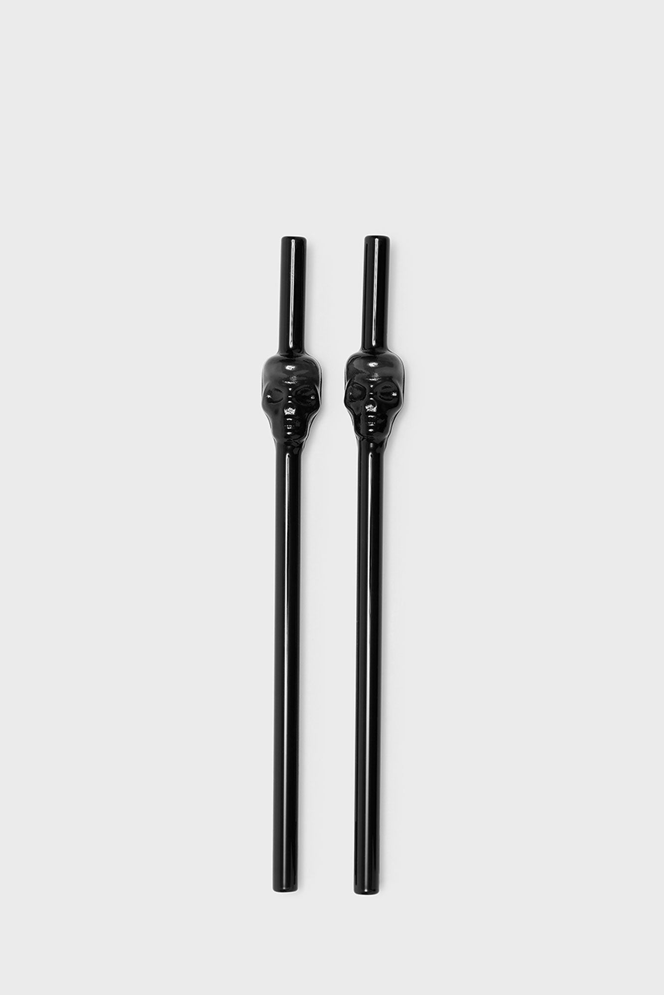 Cranium Skull Drinking Straws And Brush Set