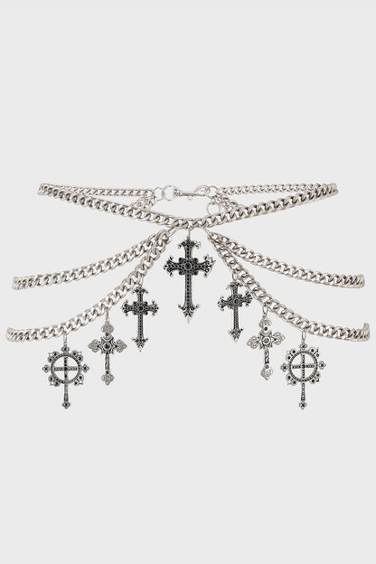 Crucifix Chain Belt