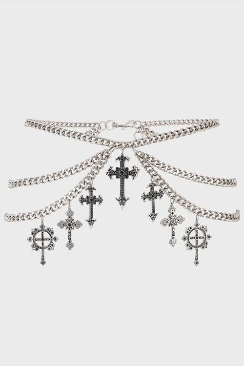 Crucifix Chain Belt