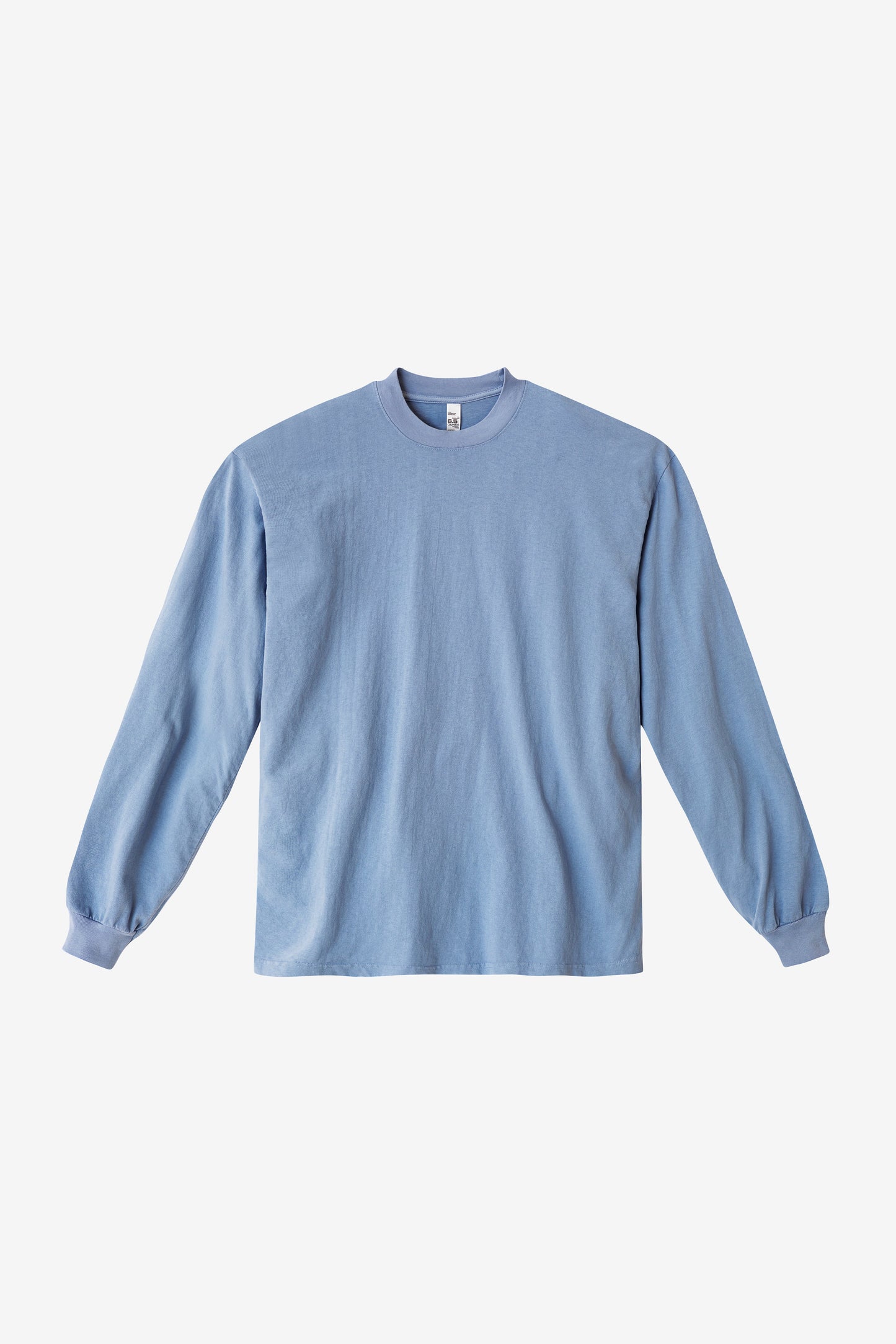 1807GD - 6.5oz Long Sleeve Garment Dye Crew Neck T-Shirt