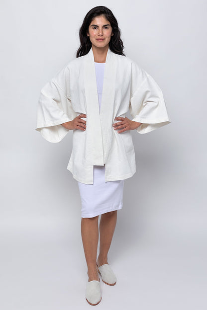 DCT01GD - Double Style Textile Mid Length Kimono
