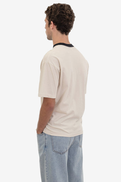 1801GDRIN - 6.5oz Garment Dye Crew Neck Ringer T-Shirt