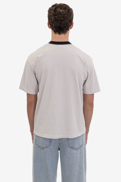 1801GDRIN - 6.5oz Garment Dye Crew Neck Ringer T-Shirt