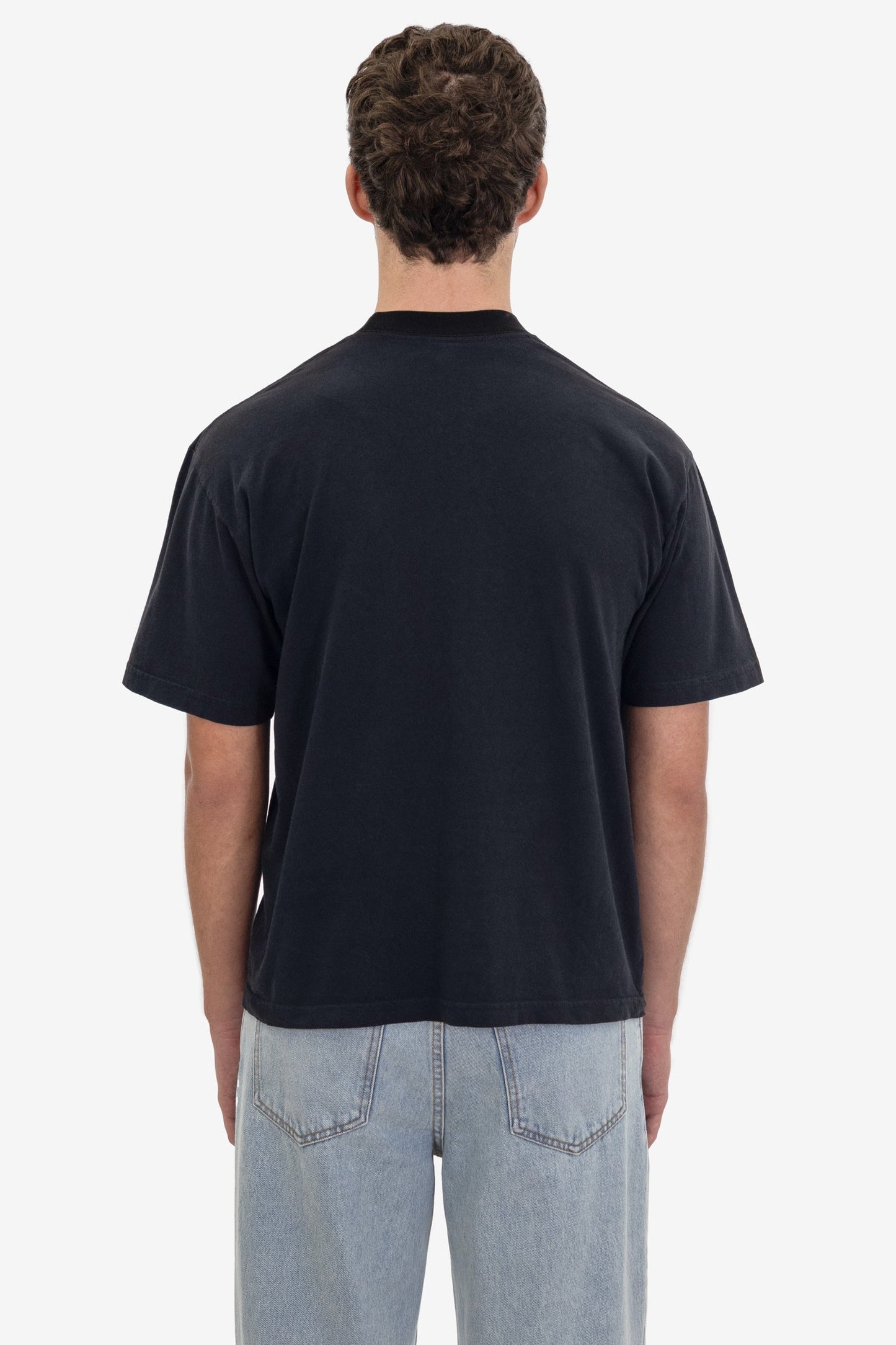 1801GDRIN - 6.5oz Garment Dye Crew Neck Ringer T-Shirt