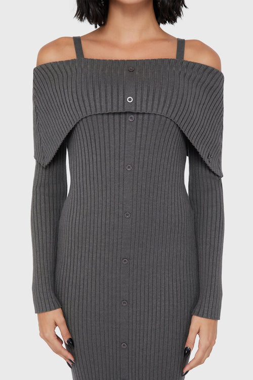 Dusk Empress Dress [Grey]