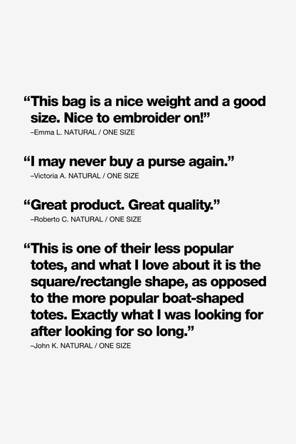 E549 - 12 oz. Bull Denim Tote Bag