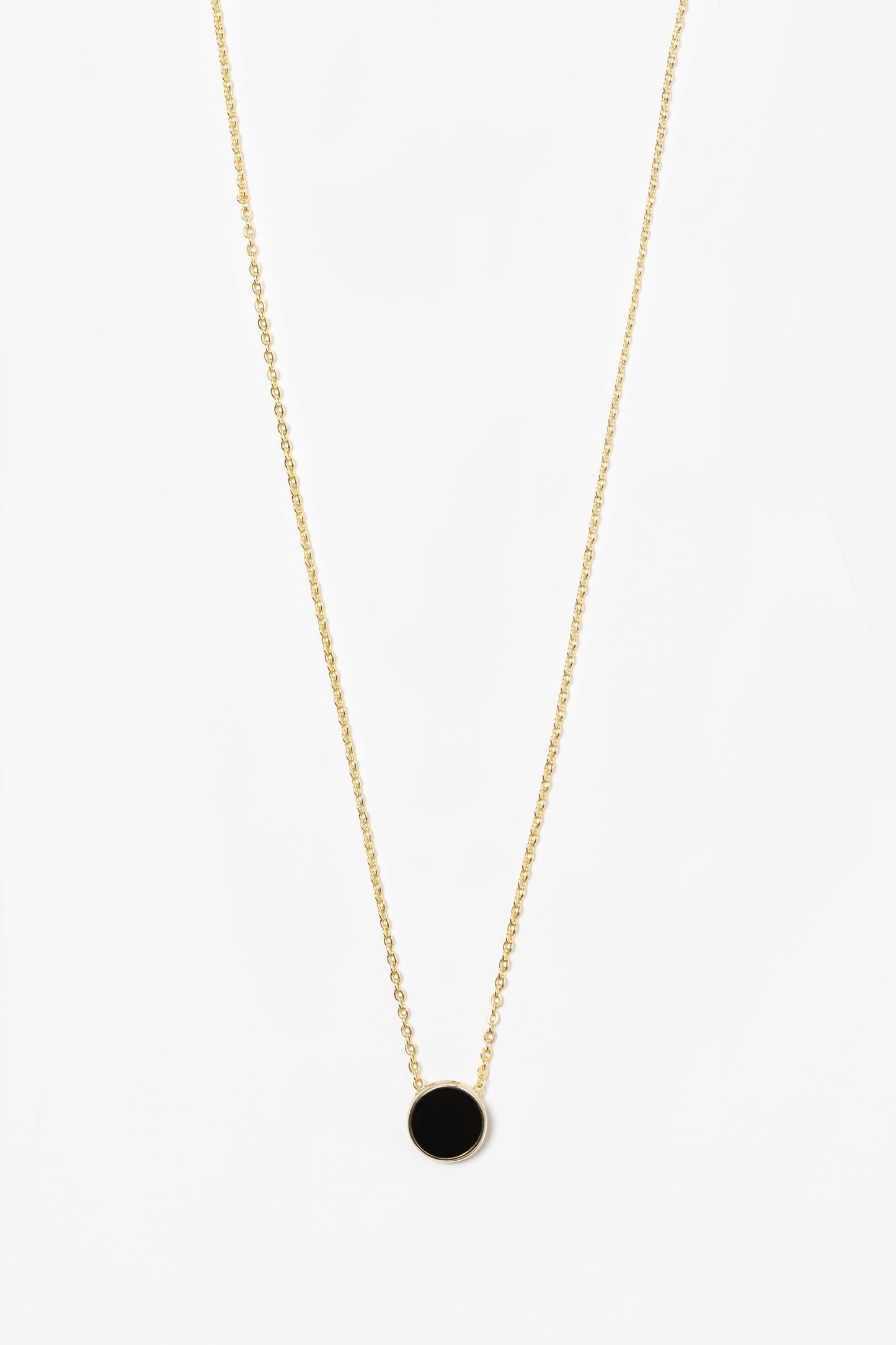 NCKES90 - 9mm Enamel Stud Necklace