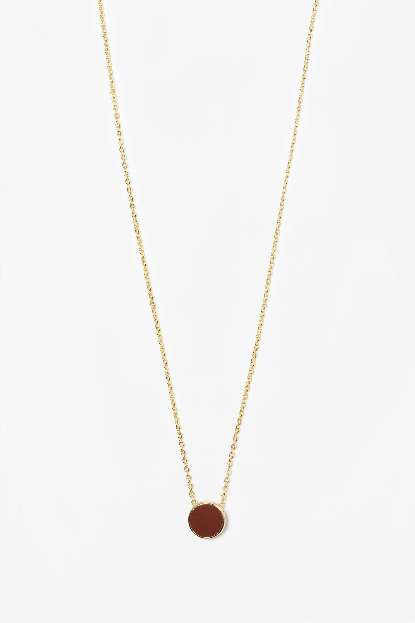 NCKES90 - 9mm Enamel Stud Necklace