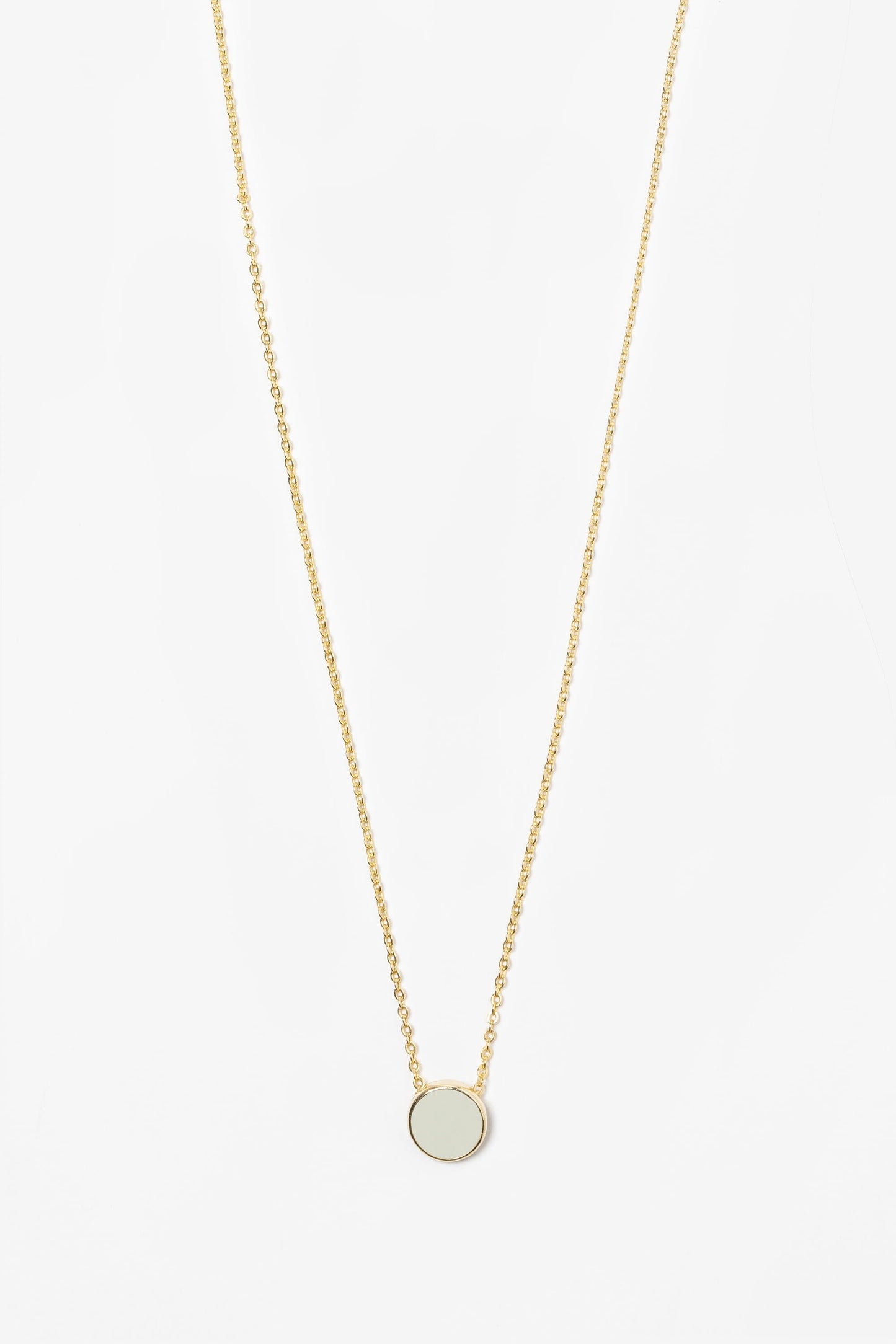 NCKES90 - 9mm Enamel Stud Necklace