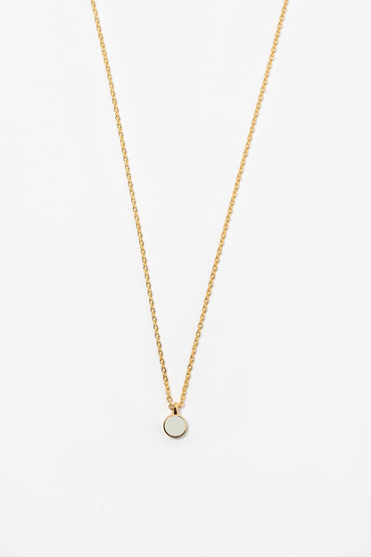 NCKES55 - 5.5mm Enamel Stud Necklace