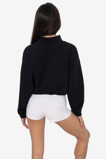 F396 - Flex Fleece Half Zip Cropped Pullover