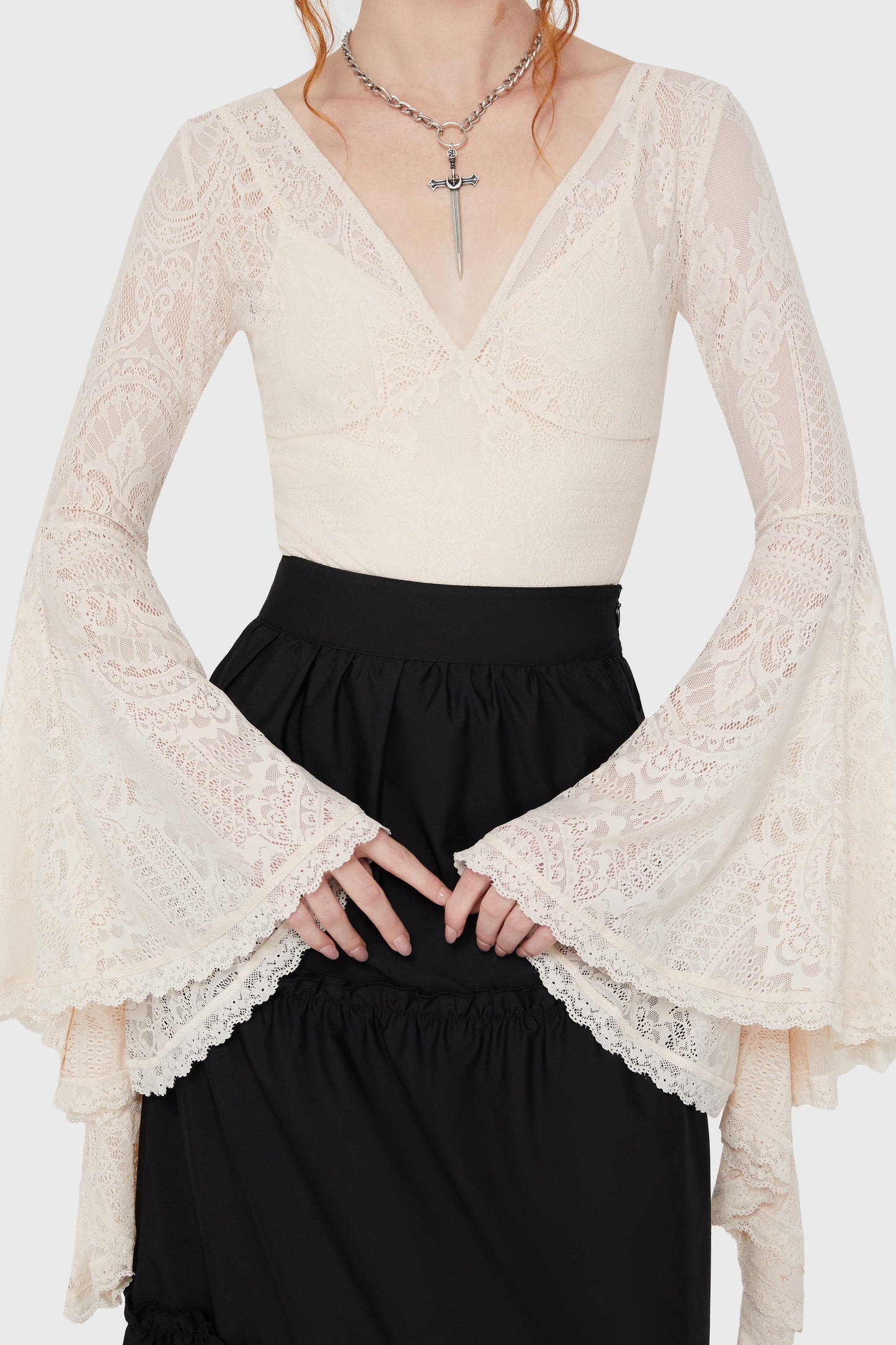 Fatal Attraction Bodysuit [IVORY]