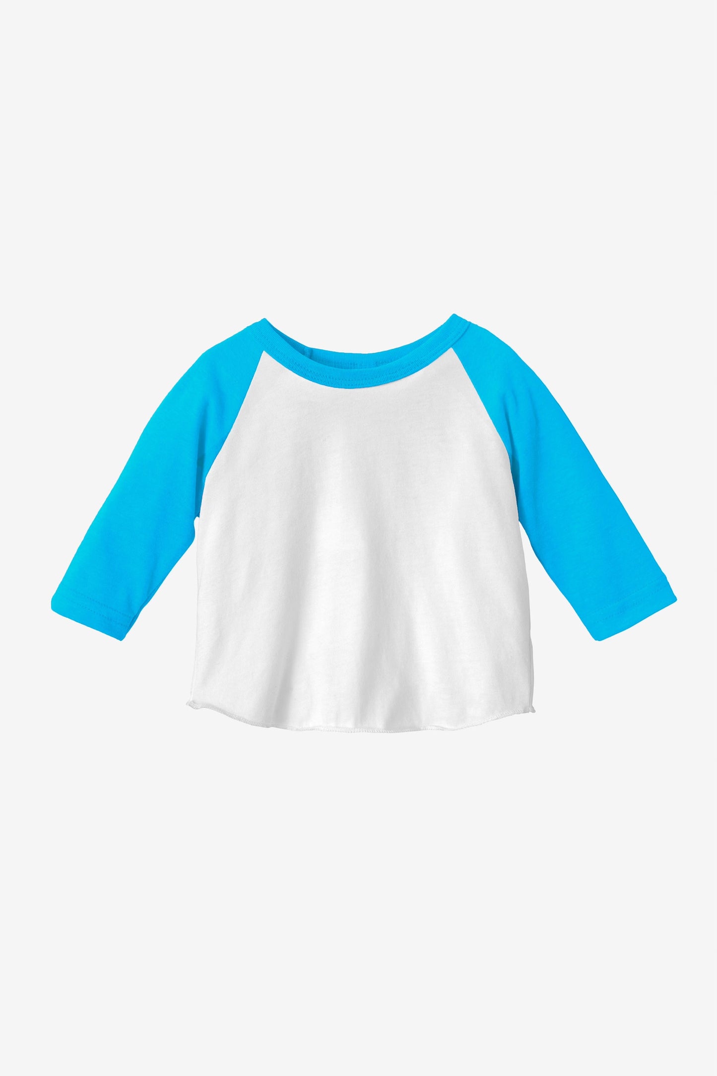 FF0053 - Infant 3/4 Sleeve Poly Cotton Raglan