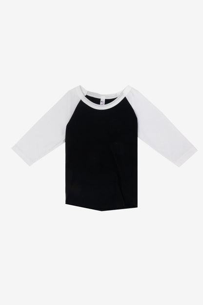 FF0053 - Infant 3/4 Sleeve Poly Cotton Raglan