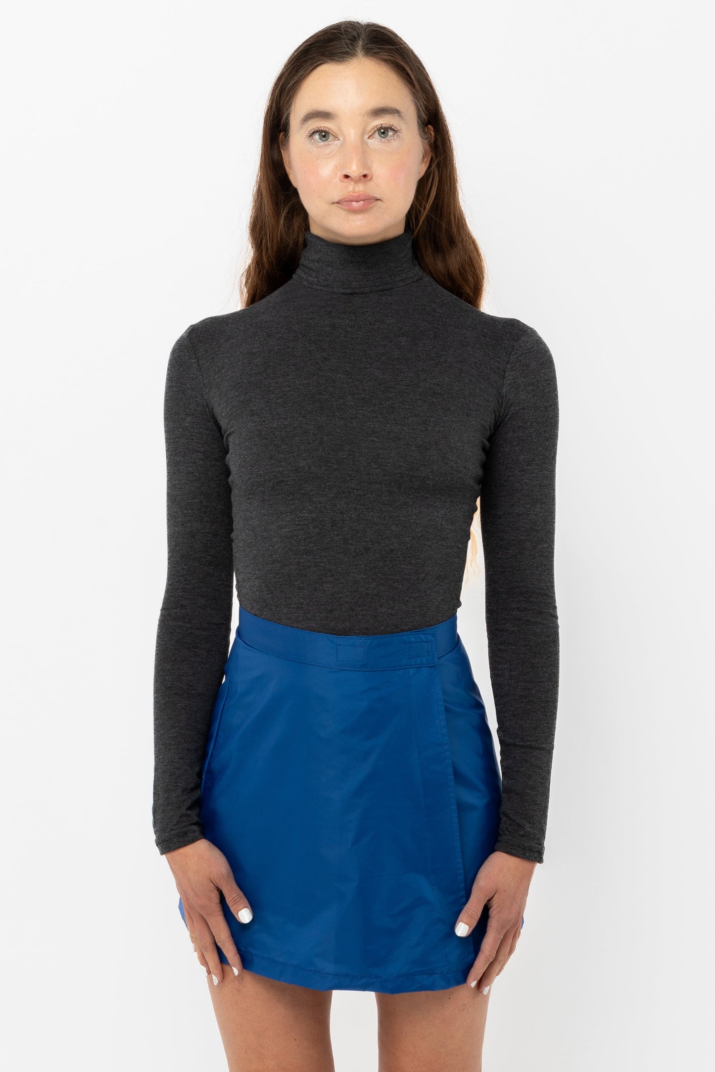 FF306 - 50/50 Poly Cotton Mock Turtleneck