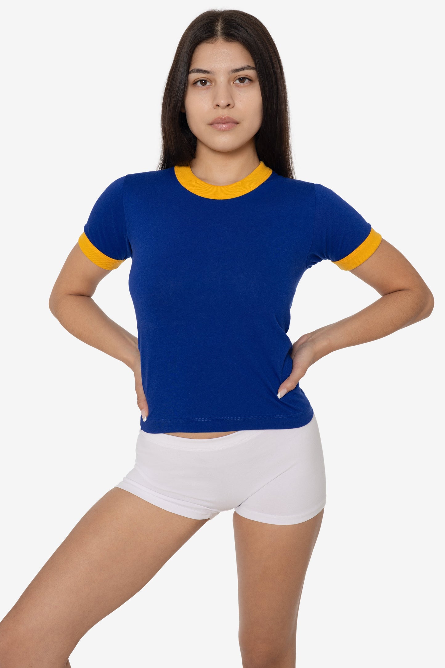 FF310 - Women's Poly Cotton Ringer Tee