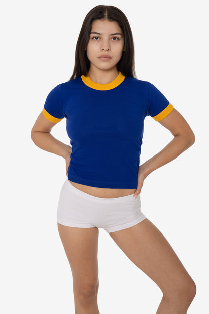 FF310 - Women's Poly Cotton Ringer Tee