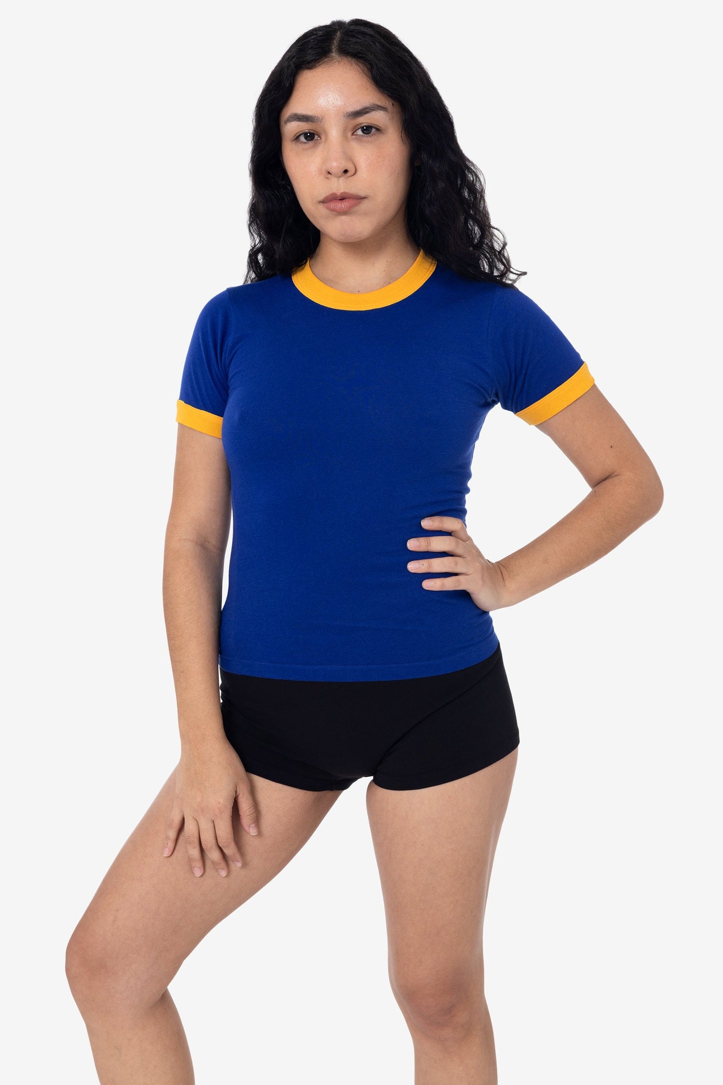 FF310 - Women's Poly Cotton Ringer Tee